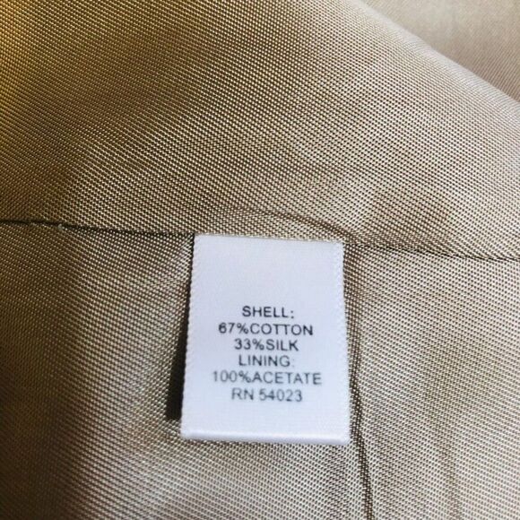 Banana Republic Green Pink Floral Silk Blend Sleeveless Dress Size 14 - Picture 7 of 8